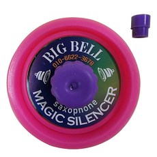 Big Bell Magic Silence 次中音薩克斯風弱音器, 粉紅色, 1個