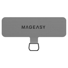 MAGEASY STRAP 掛繩片, 灰色, 1個