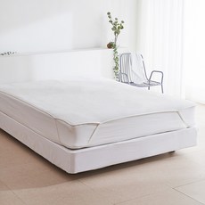 La Pomme 素色3D透氣網狀涼感床墊, 白色