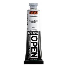 Golden 高登 Open 壓克力顏料 S1 7020 BurntSienna, 59ml, 1色