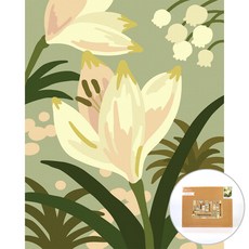 ARTJOY DIY 傑作繪畫我房間裡的野花花園 40 x 50 cm, 混合顏色