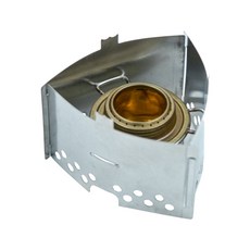 Trangia 400333 Triangel 輕量化雙用三角爐架 2.0 不鏽鋼材質, 126 x 85mm, 銀色, 115g, 1個