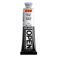 Golden 高登 OPEN 壓克力顏料 單色 S8 7070 C.P.鎘橙色, 59ml, 1色