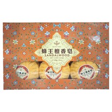 QUEEN BEE 蜂王 檀香皂禮盒, 100g, 6個