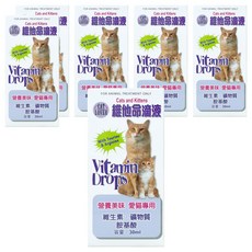愛貓維他命滴液 30ml 貓和幼貓專用, Mix with food, 6瓶