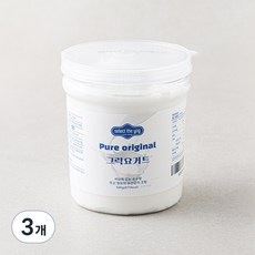 셀렉더요그 그릭요거트 오리지널, 500g, 3개