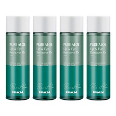 입큰 퓨어 알로에 립 앤 아이리무버 알엑스, 155ml, 4개