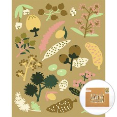 ARTJOY DIY數字油畫 植物管家的筆記 C 40 x 50 cm, 橄欖綠, 1個