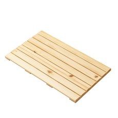 조은세상 원목 발판 일자형 중 86 x 50 x 3.5 cm, 내추럴, 1개