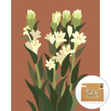 ARTJOY DIY 傑作繪畫香晚香玉 40 x 50 cm, 混合顏色