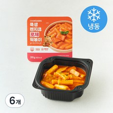 쿡생 렌지큐 로제떡볶이 (냉동), 315g, 6개
