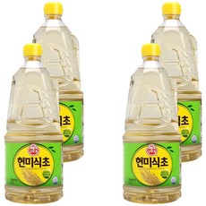 OTTOGI 不倒翁 糙米釀造醋, 1.5L, 4瓶