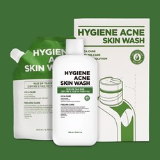 MIP 積雪草抗痘沐浴乳 300ml+補充包 200ml, 1套