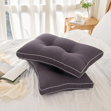 LIV MOM Edge Home 防過敏可水洗頸椎枕, 2個, 炭灰色