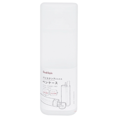 家乘生活 可立式圓筒收納盒 透明設計一目瞭然 桌面收納好幫手, 1入