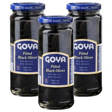 醃製戈雅黑橄欖, 350g, 3個