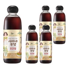 샘표 새미네부엌 진간장, 830ml, 5개