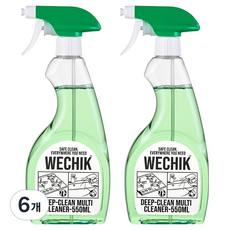 위칙 딥클린 주방 찌든때 세정제, 6개, 550ml