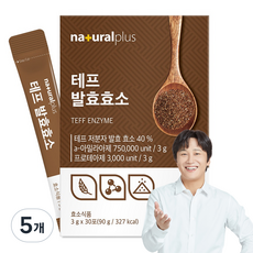 naturalplus Teff發酵酵素, 90g, 5個
