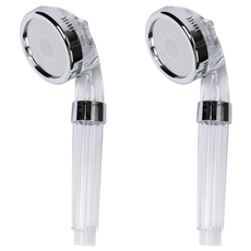 替換型基本款細孔增壓過濾蓮蓬頭 GT-03, 2個, 混色