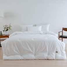 Yesbedding 韓國製 100支 Supima棉 鋪棉被, 白色