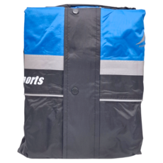 Moto cap 鈦鴻 M203 加強安全反光運動風雨衣, 藍色