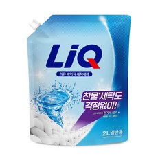 리큐 베이직 찬물빨래 세탁세제 리필 일반용, 2L, 1개