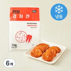 한입 김치전 (냉동), 1kg, 6개