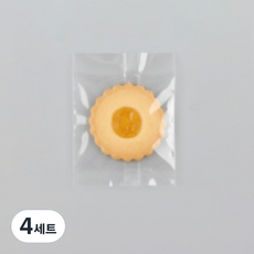 DesignPackage 透明餅乾袋 85 x 110 mm, 4套, 100入