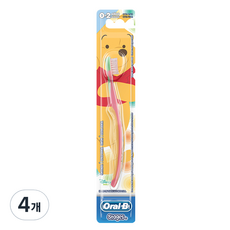 오랄비 스테이지스 1단계 유치용 칫솔, 랜덤 발송, 1개입, 4개 랜덤 발송, 1개입, 4개