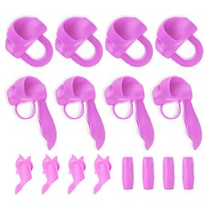 握筆輔助器 4款 各4入, 粉色, 1組