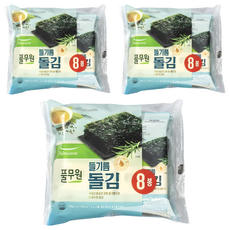 Pulmuone 圃美多 迷你紫蘇油岩海苔, 2g, 24包
