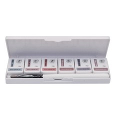 LADIES 香色 固態眼影膠套組 6色 30g, 11 果茶奶凍, 1組