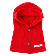 Robroco 女用日常連帽針織高爾夫巴拉克拉瓦頭套, 紅色, 1個