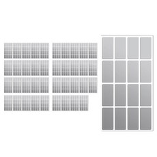 Jieum& 多用途防水標籤貼紙, 16入, 40個