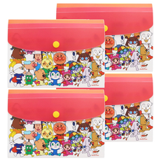 ANPANMAN 麵包超人 文件收納袋, 4個