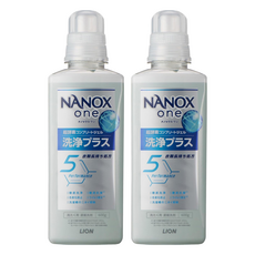 LION 獅王 NANOX one Plus 酵素濃縮洗衣精, 600g, 2個