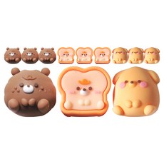 迷你橡皮擦 6入, 麵包坊, 2個