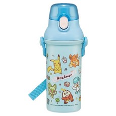 Skater AG彈蓋直飲水壺, 寶可夢 Joyful days, 480ml, 1個