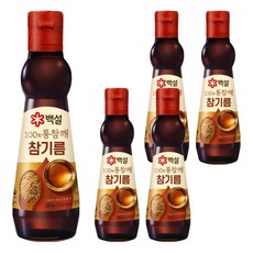 CJ BEKSUL 白雪 優質全芝麻油, 300ml, 5瓶