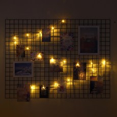 iINDOORS 英倫家居 相片燈條創意燈飾 電池款, 1盒, 白色