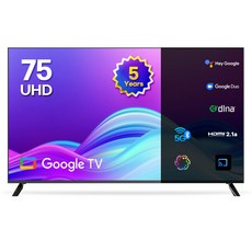 이노스 5년 무상AS 4K UHD 구글 ZERO EDITION TV, 189cm(75인치), G75 ZERO EDITION, 무타공 벽걸이형(추가비용발생), 방문설치