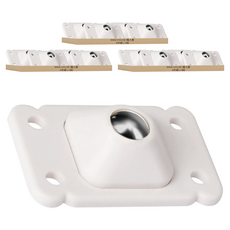 MIKA HOUSE 橘之屋 黏貼式萬用滾輪 4入組 PP塑料+鋼珠, 直徑4.5 x 2.8cm, 3組