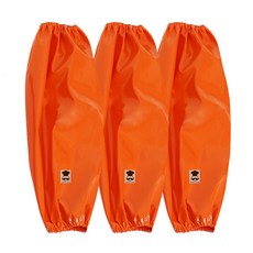 TEAM COOK 亮面防水袖套, 橘色, 3入