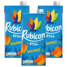Rubicon 芒果汁, 3瓶, 1L