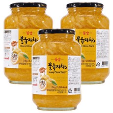 꽃샘 꿀 유자차 S, 2kg, 1개입, 3개