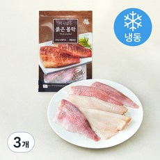 아라찬 가시없는 붉은 볼락 (냉동), 540g, 3개