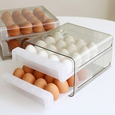 Nature Living 雙層雞蛋收納盒 32格, 白色, 1入