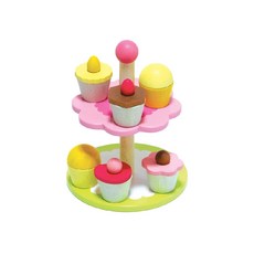 Mentari 繽紛杯子蛋糕組 - 學習蛋糕擺設, 親子DIY遊戲, 培養抓握肌力、訓練美感, 無毒無害, 1組