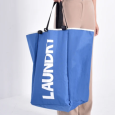 Craftsman In Storage 收納職人 日式簡約鋁合金牛津布超大容量整理收納籃/洗衣籃/髒衣籃, 寶藍色, 39 x 42 x 52cm